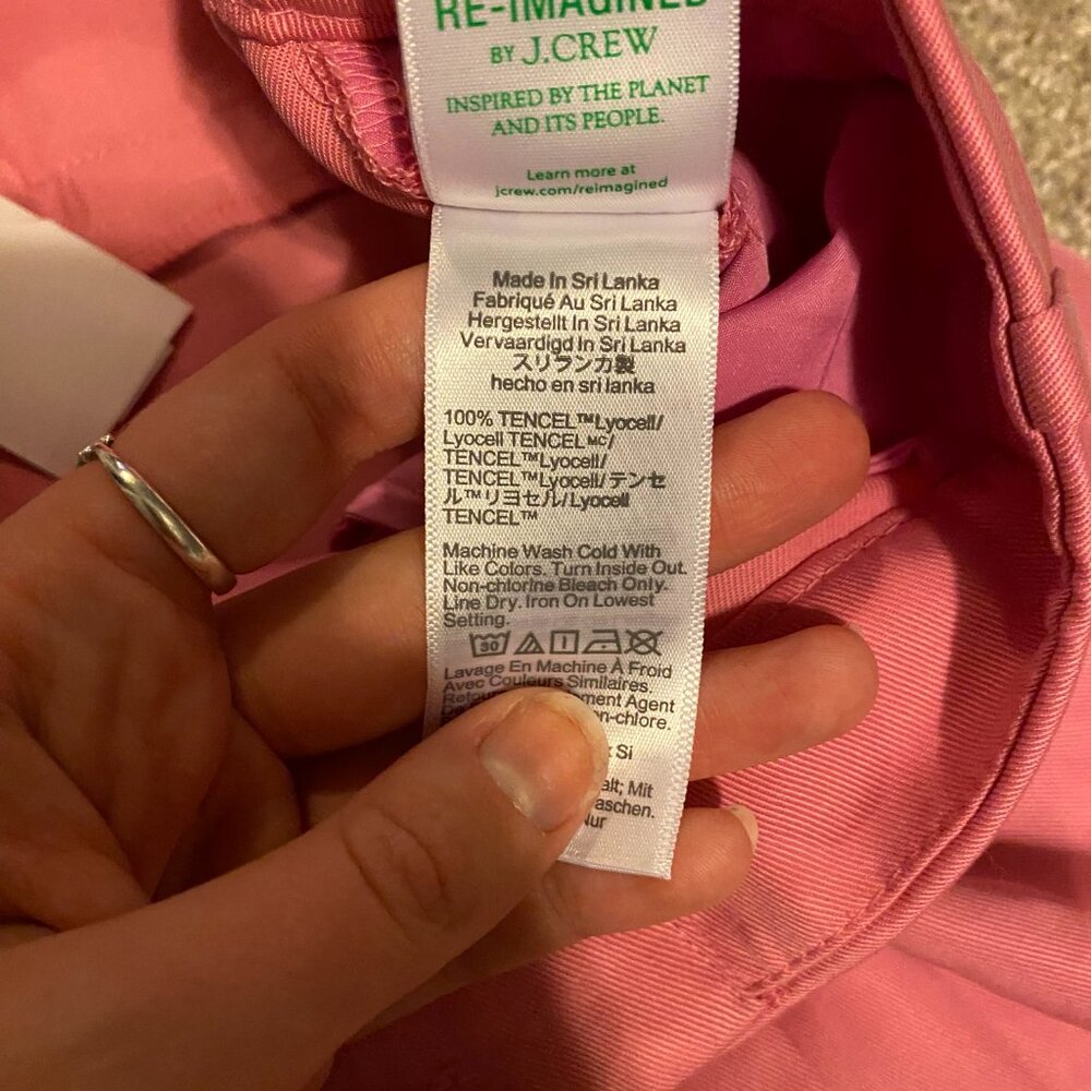 J. Crew Factory Pink Trousers (NWT) - Picture 6 of 8